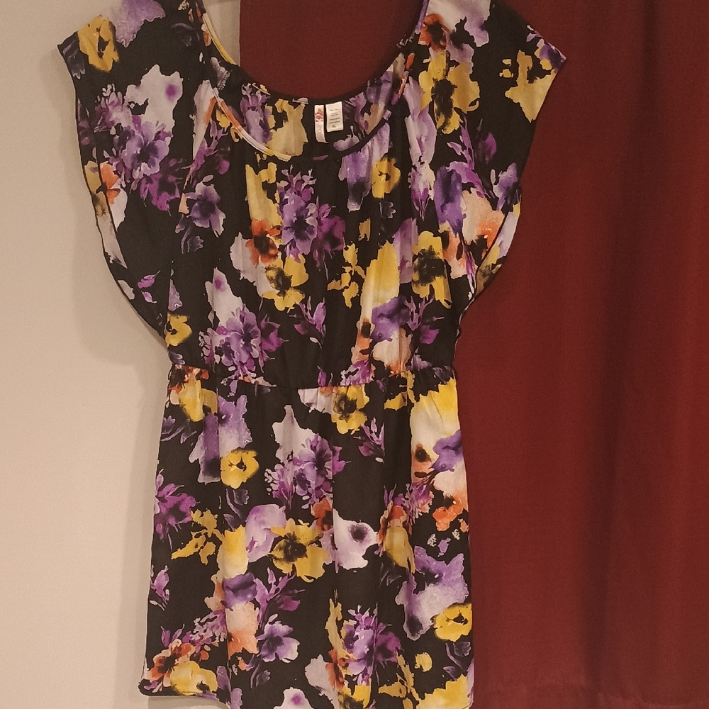 6 Degrees Vibrant Floral Mini Dress